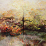 “Afternoon Light Diptych” Oil on Canvas 30” x 48” $850