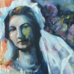 “Imagining Clara” Oil on Canvas 18” x 14”