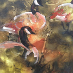 “Geese” Oil on Canvas 24” x 18” SOLD