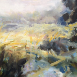 Summer Morning - Haze, Oil on Canvas 14" x 18"
